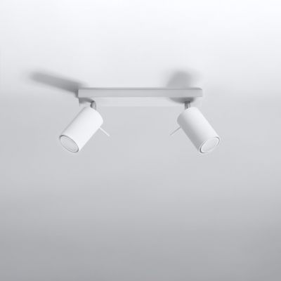 Plafon lampa do salonu/sypialni RING 2 biały SOLLUX (SL.0088)